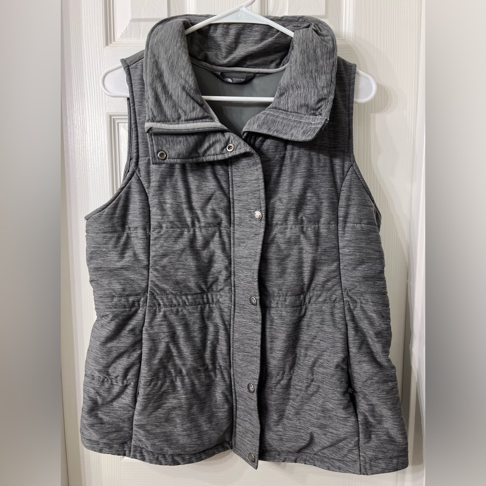 Women’s Grey North Face Vest